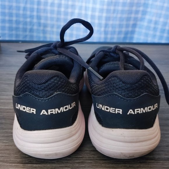 Under Armour Surge sneakers black and pink girl's youth size 4 - Picture 4 of 10